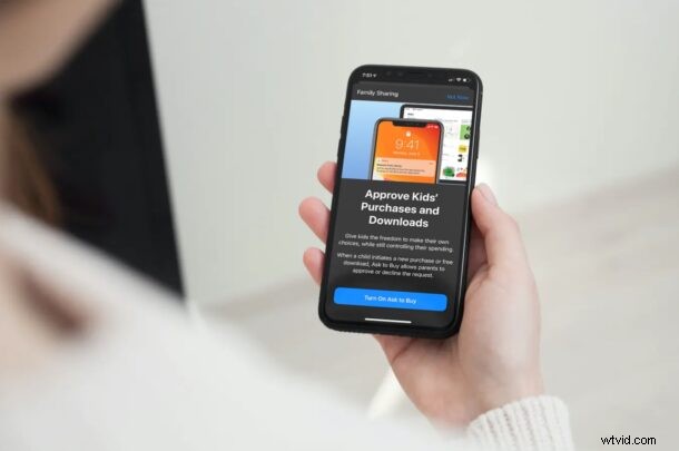 How to Enable or Disable  Ask to Buy  for Family Sharing on iPhone and iPad