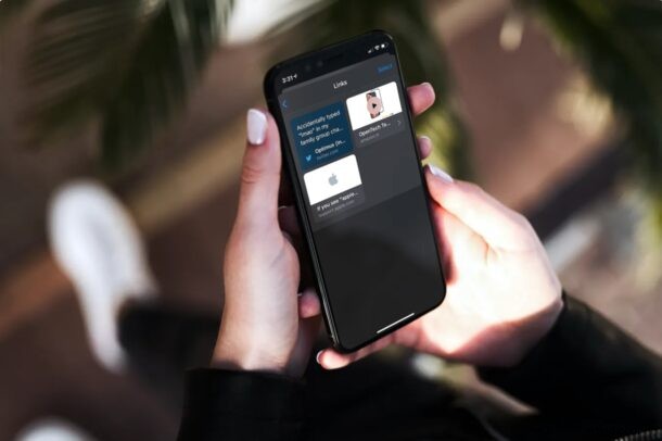 How to Easily View All Shared Links in iMessage on iPhone & iPad