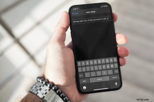 How to Customize iPhone Auto-Reply Messages for Driving Mode