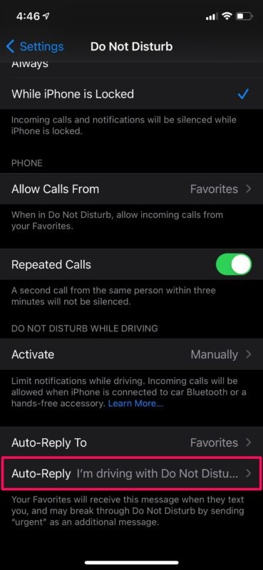 How to Customize iPhone Auto-Reply Messages for Driving Mode