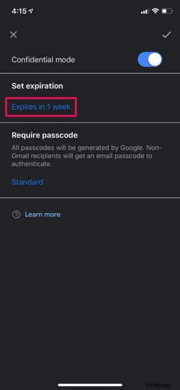 How to Send Confidential Expiring Emails with Gmail on iPhone and iPad