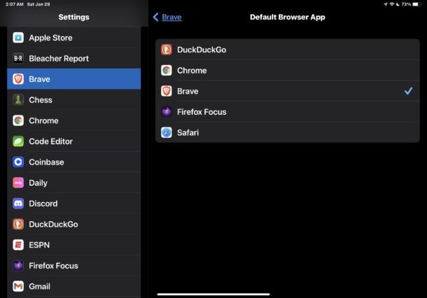 Set Brave as Default Browser on iPhone & iPad: Easy Step-by-Step Guide