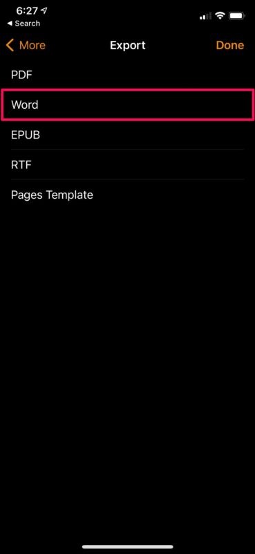 How to Easily Export Pages Documents to Word on iPhone & iPad
