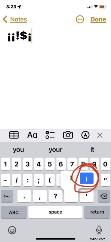 How to Easily Type the Inverted Exclamation Point (¡) on iPhone and iPad