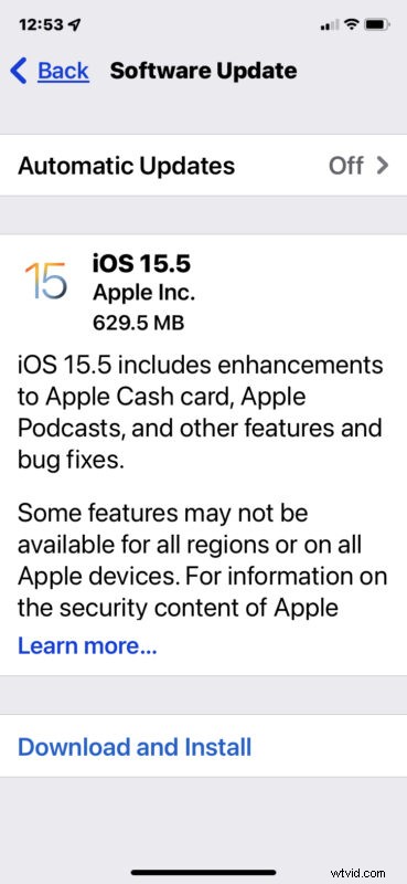 Apple Releases iOS 15.5 & iPadOS 15.5: Download Now with Security Updates & Release Notes