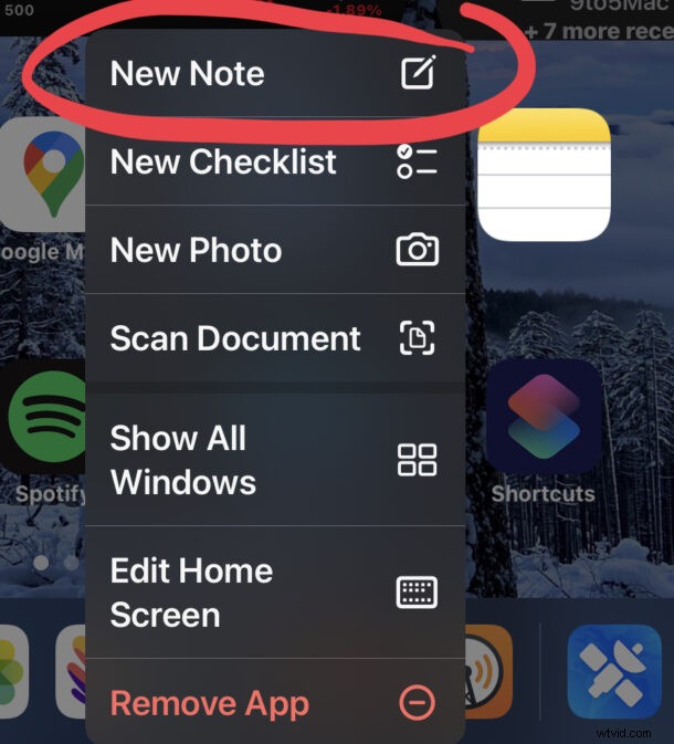 7 Quick Ways to Create a New Note on iPhone & iPad