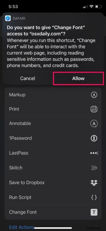 How to Easily Customize Webpage Fonts in Safari on iPhone & iPad