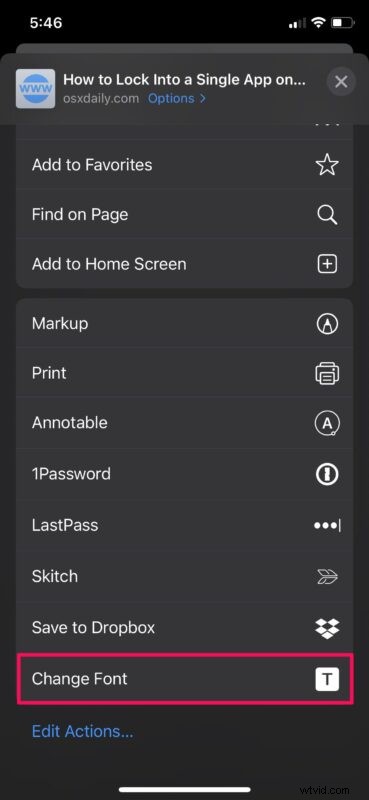 How to Easily Customize Webpage Fonts in Safari on iPhone & iPad