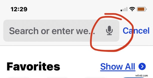 How to Disable Dictation Microphone from Safari Address Bar on iPhone & iPad