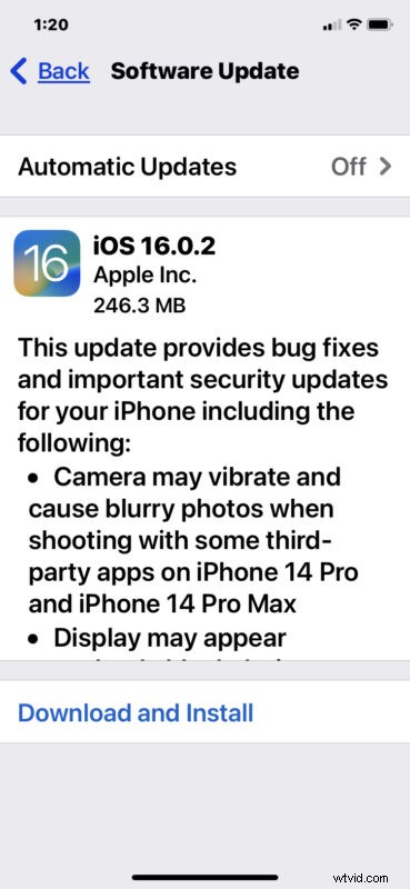 Apple Releases iOS 16.0.2: Essential Bug Fixes for iPhone Users
