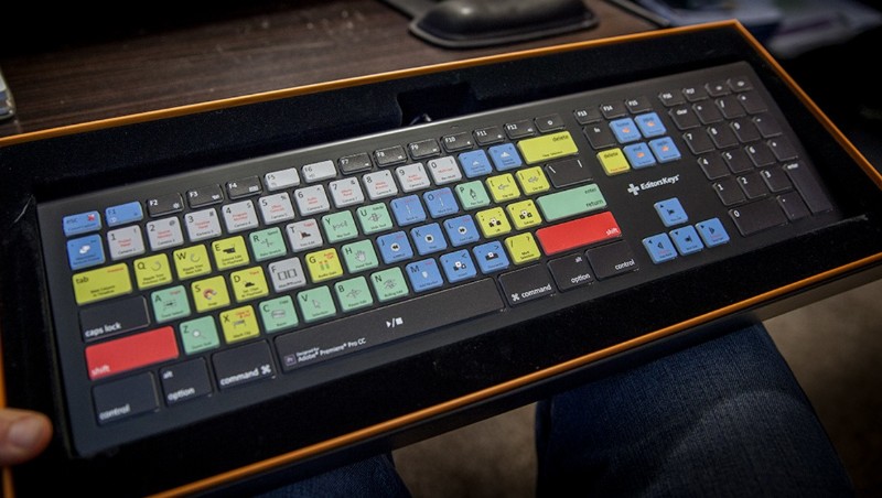 Elevate Your Adobe Premiere Editing with This Professional Backlit Shortcut Keyboard