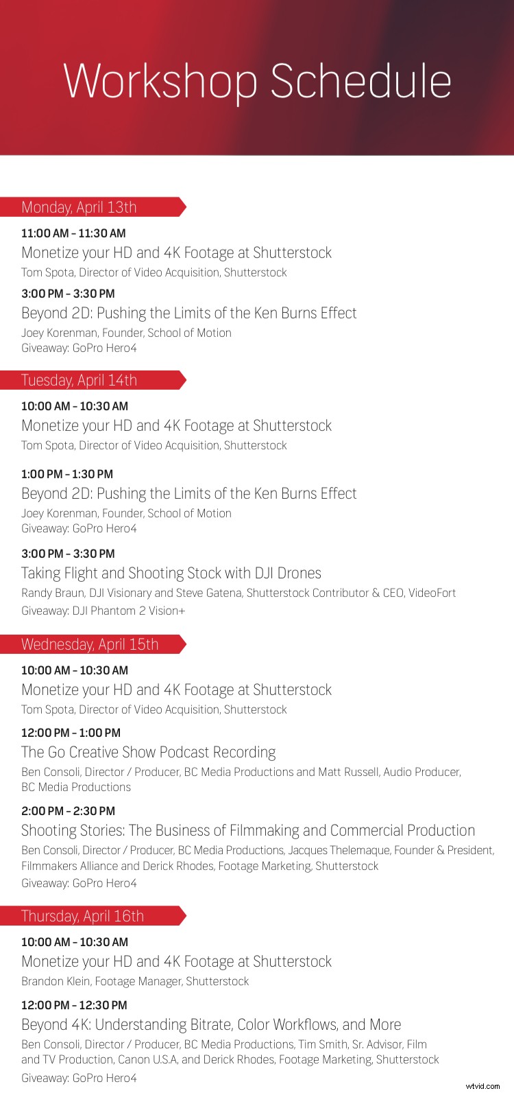 Join Shutterstock at NAB 2015 Booth C1727: Explore 4K Footage & Win a DJI Phantom 2 Vision+ Drone