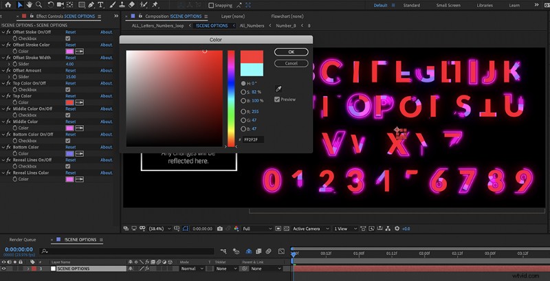 NEON: 36 Free Animated Text Presets – Stunning Motion Graphics for Modern & Retro Videos