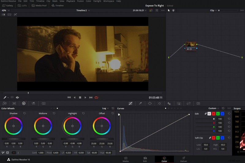 High-Contrast Scenes Without Extra Lights: Expose for Highlights or Shadows in Digital Filmmaking?