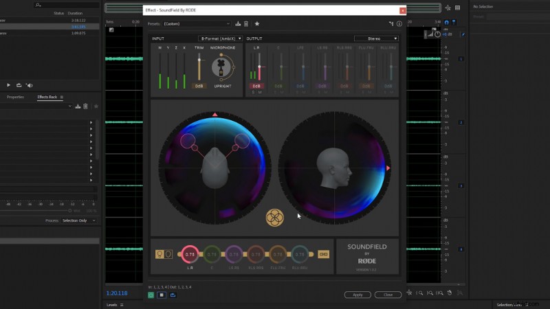 Edit 360° Ambisonic Sound Effects: Free RØDE SoundField Plugin Video Tutorial