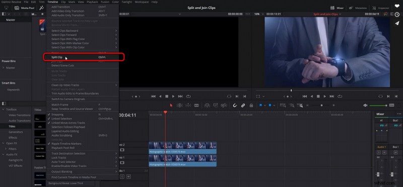 How to Split Clips in DaVinci Resolve 18 & 17: Complete Step-by-Step Guide