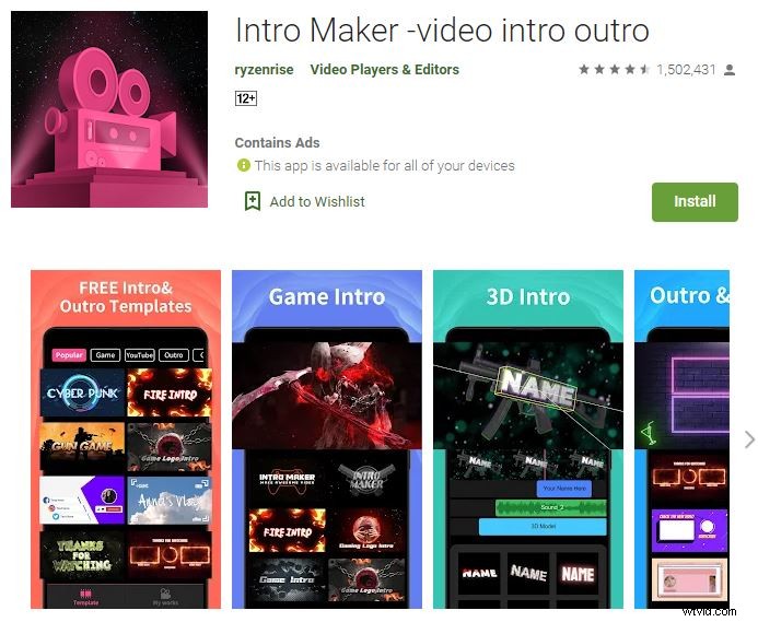 Top 16 Free Intro & Outro Maker Apps for iPhone, Android, Windows, Mac & Online