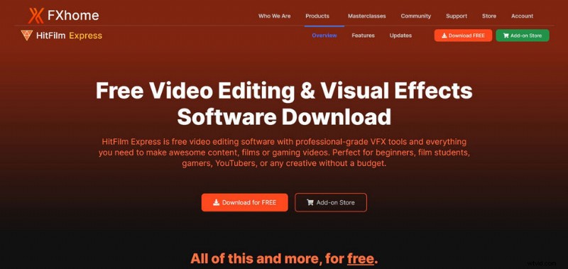 HitFilm Express 2022 Review: Unlock Pro Video Editing Features for Free