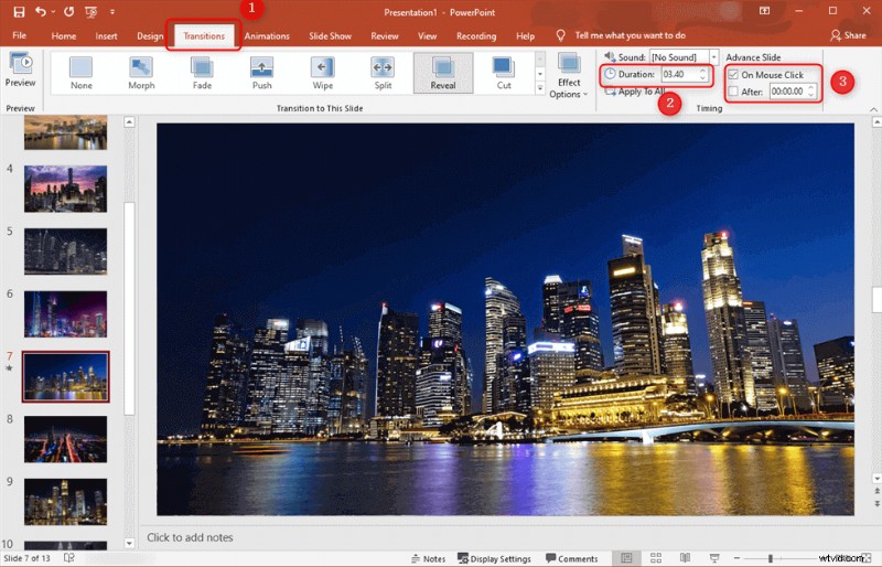 Step-by-Step Guide: Create Stunning PowerPoint Slideshows with Music, Text & Transitions