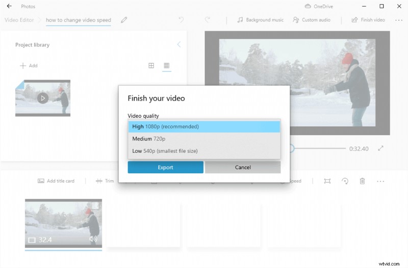 How to Easily Adjust Video Speed on Windows 10 (0.002x to 64x)