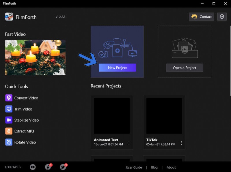 Create Stunning Zoom Through Text Effect for Free: FilmForth Tutorial
