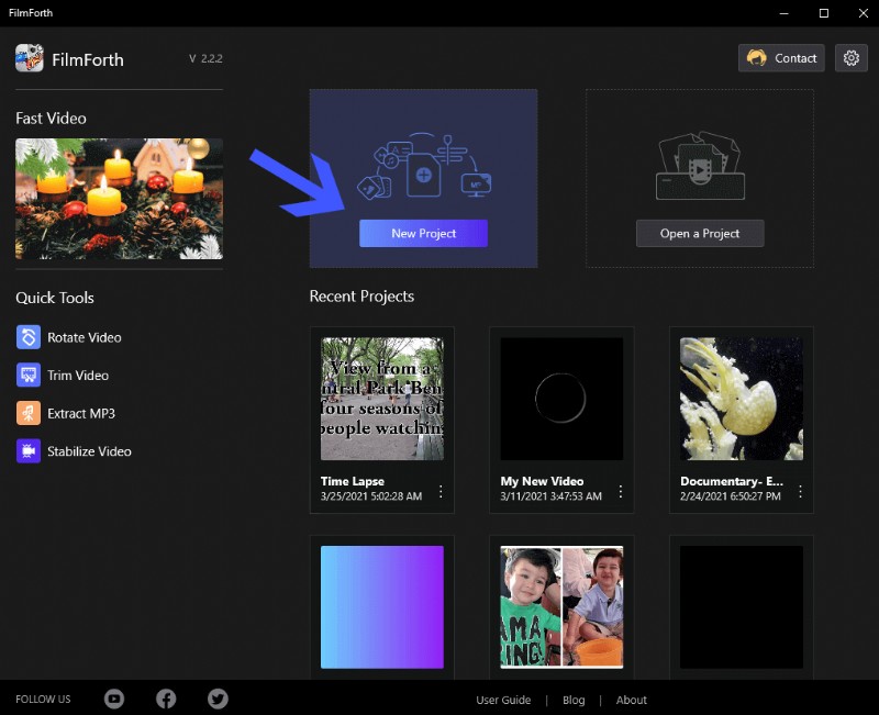FilmForth: Top Free Video Editor for Beginners on Windows 10 (2022 Review)
