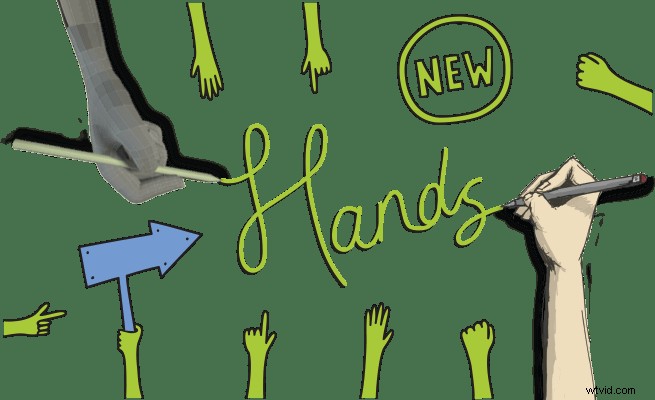 Elevate Your Animations: New Cartoon Hands in VideoScribe – CG & Hand-Drawn Styles