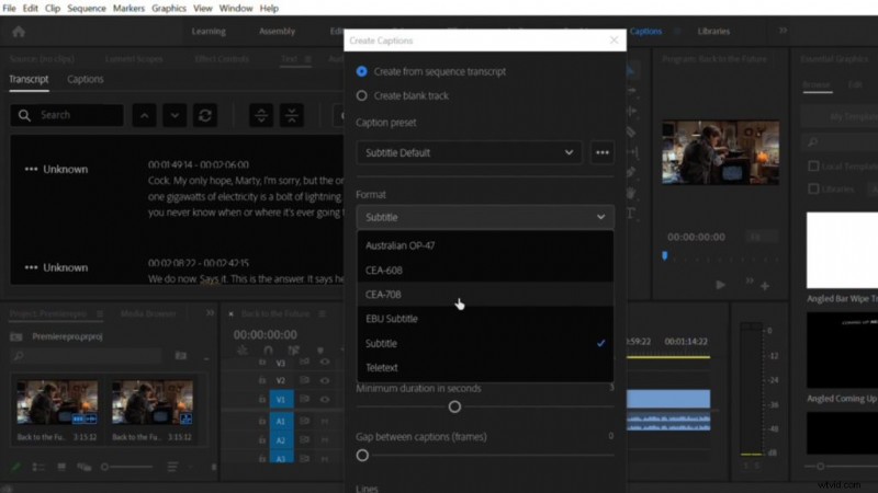 How to Add Automatic Captions & Subtitles in Adobe Premiere Pro Easily (2021 Guide)