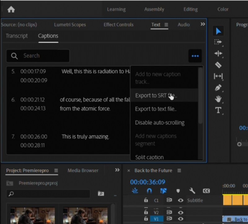 How to Add Automatic Captions & Subtitles in Adobe Premiere Pro Easily (2021 Guide)