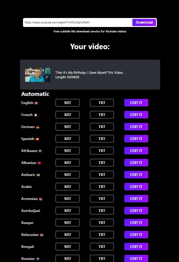 How to Download SRT and TXT Subtitles from YouTube Videos: Step-by-Step Guide