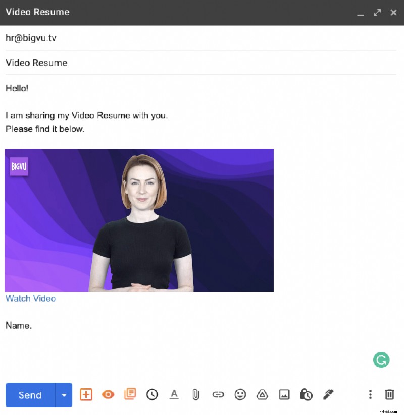 How to Send Videos via Email with BIGVU: Boost Job Applications & Team Communication