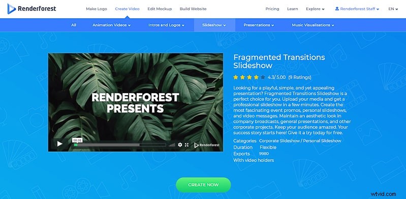 Step-by-Step Guide: Create Stunning Slideshows with Renderforest