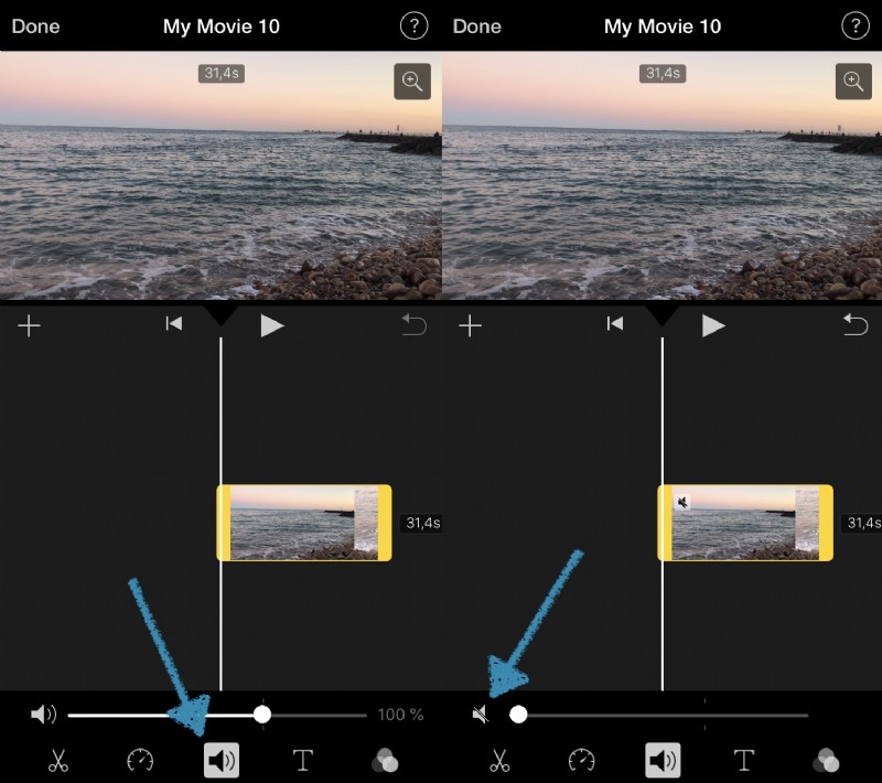 How to Mute Video Audio on iPhone for Free: iMovie & Clideo Guide