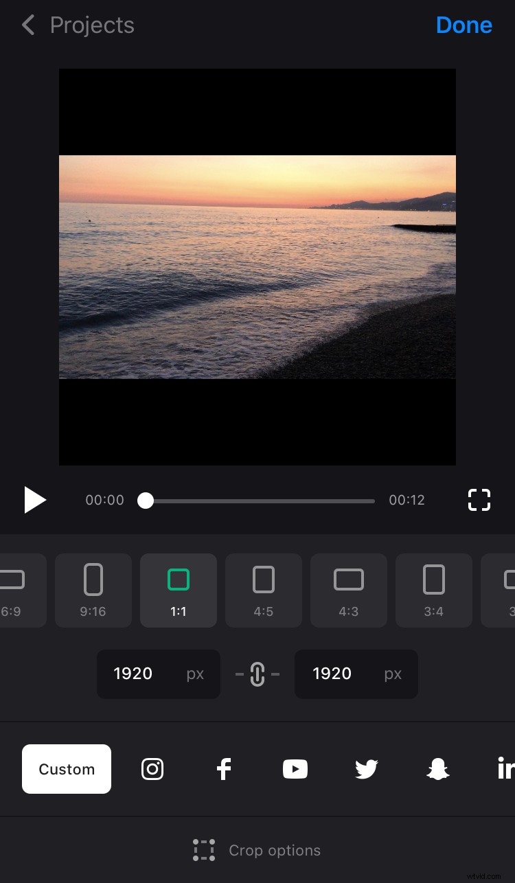 Clideo: Best Free Instagram Video Resizer App for iPhone