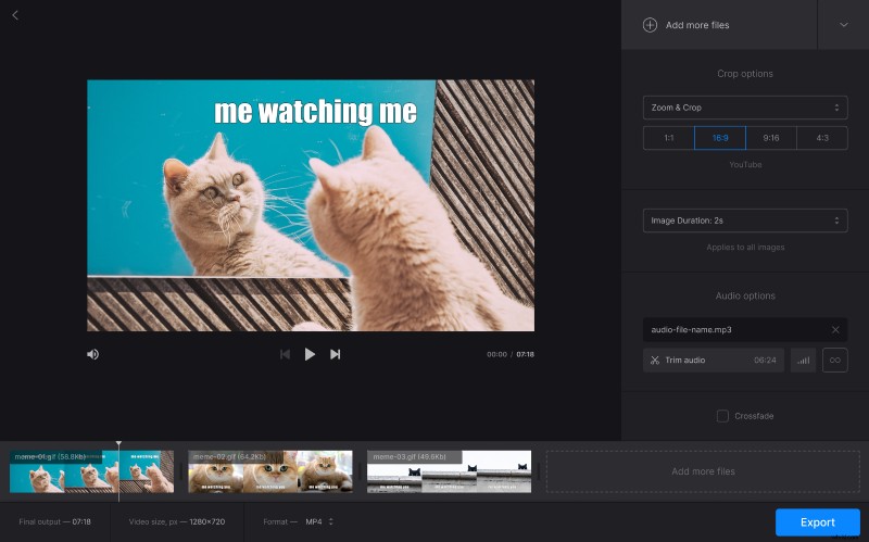 Merge Multiple GIFs into One Video Online: Free & Easy Tool