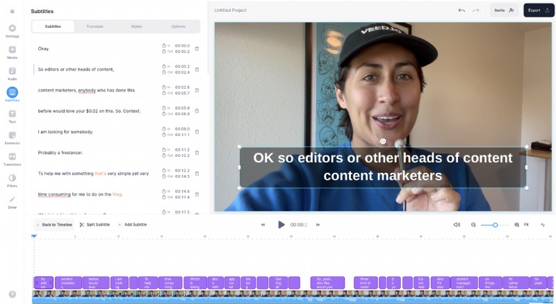 How to Effortlessly Add Subtitles or Captions to Videos with VEED