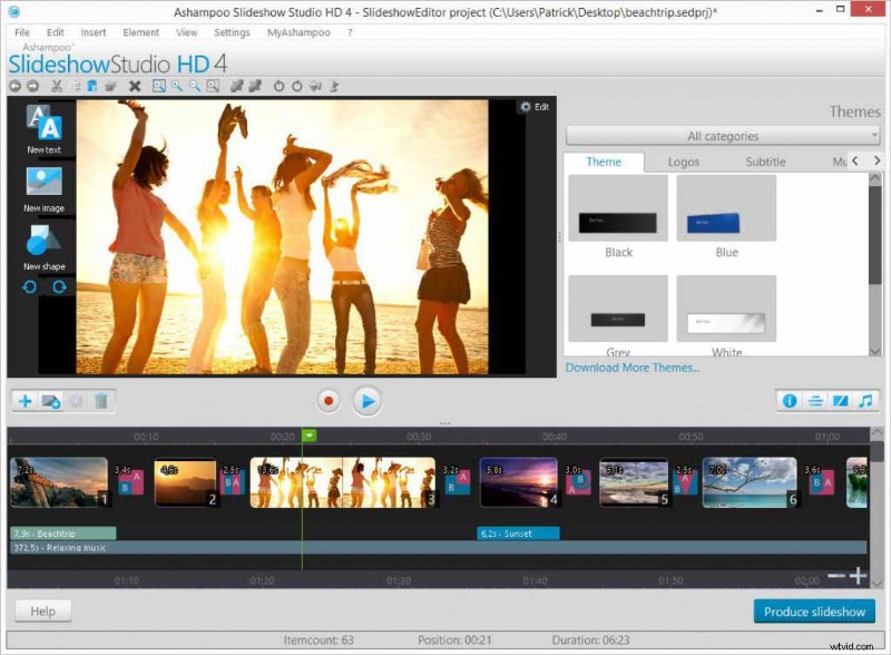 Ashampoo Slideshow Studio HD 4: Stunning 4K Slideshows for Tablets, Camera Phones & Gaming Consoles