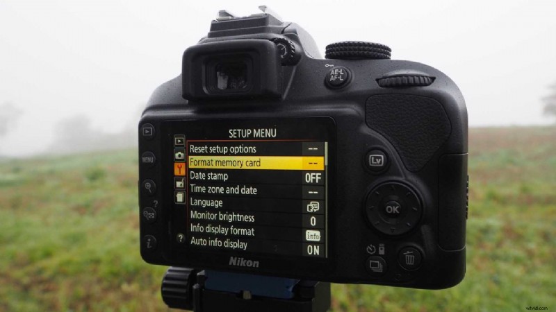 Nikon D3400: How to Format a Memory Card Safely (Step-by-Step Guide)