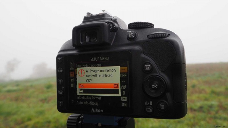 Nikon D3400: How to Format a Memory Card Safely (Step-by-Step Guide)
