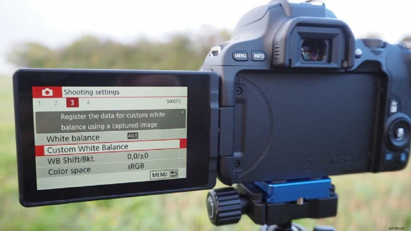 Canon EOS 200D / Rebel SL2: Step-by-Step Guide to Setting Custom White Balance