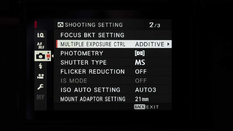 Master Fujifilm Multiple Exposure Mode: Guide to Additive, Average, Bright & Dark