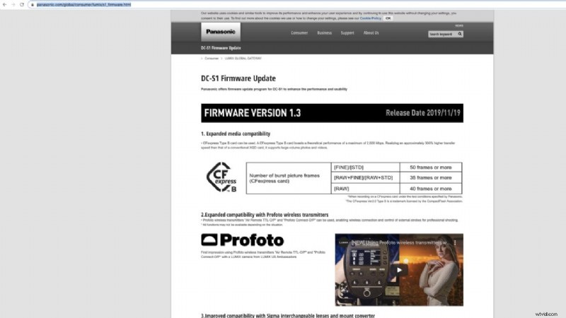 How to Update Panasonic Lumix S1 and S1R Firmware: Step-by-Step Guide