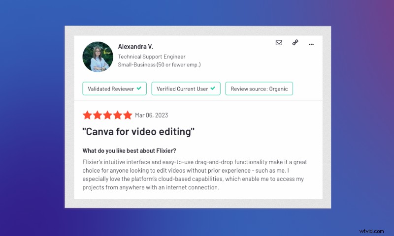 Flixier Recognized as Top Video Editing Software by G2