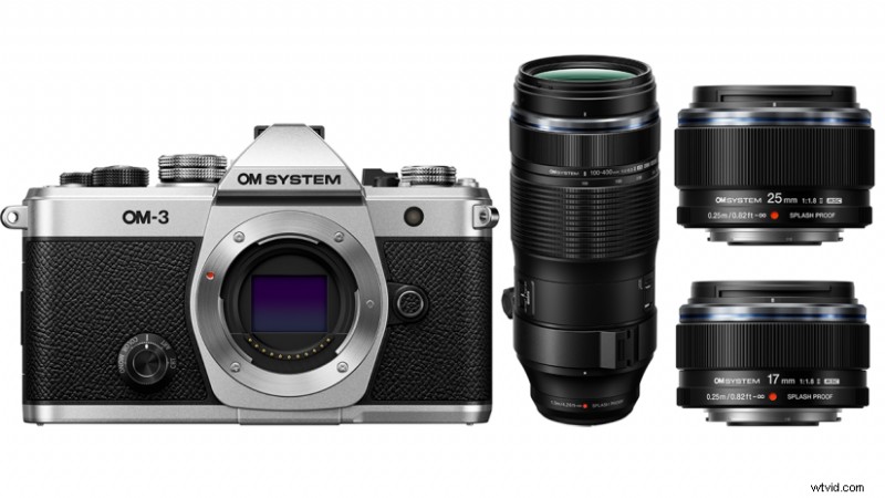 OM System Launches OM-3 Camera & New M.Zuiko Lenses