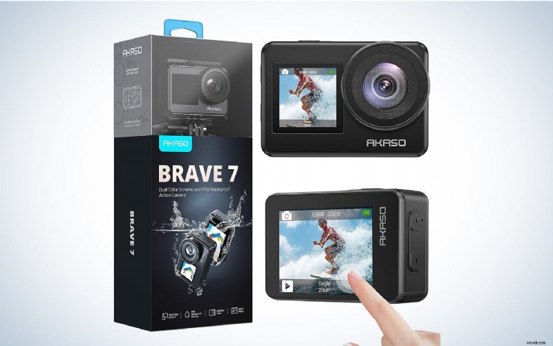 Akaso Brave 7 4K Action Camera: Waterproof & Affordable - $139