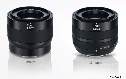 Zeiss Touit Lenses for Sony & Fujifilm: Specs, Price & Availability