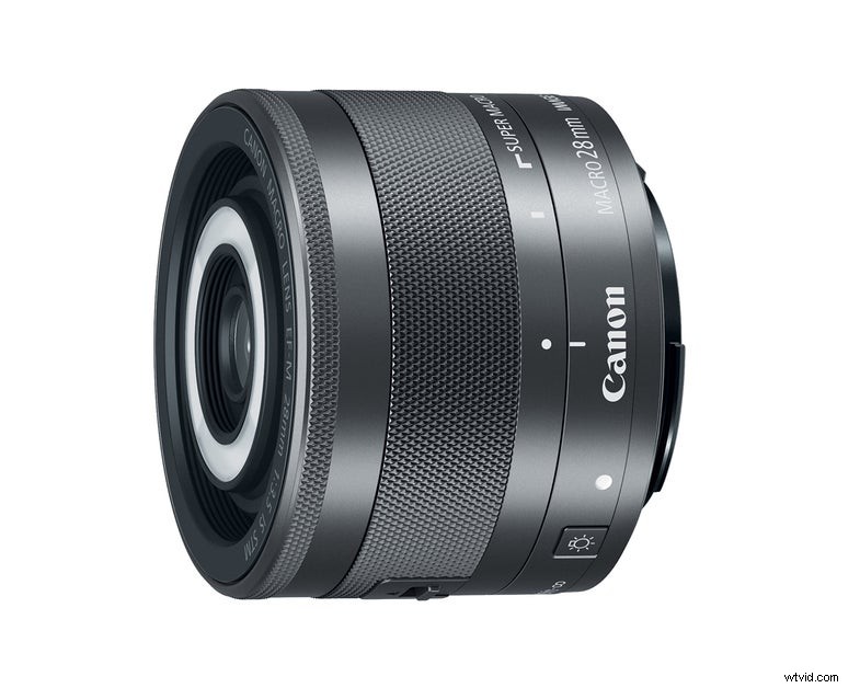 Canon EF-M 28mm f/3.5 IS Macro Lens with Built-in Macro Ring Light: A Clever Design