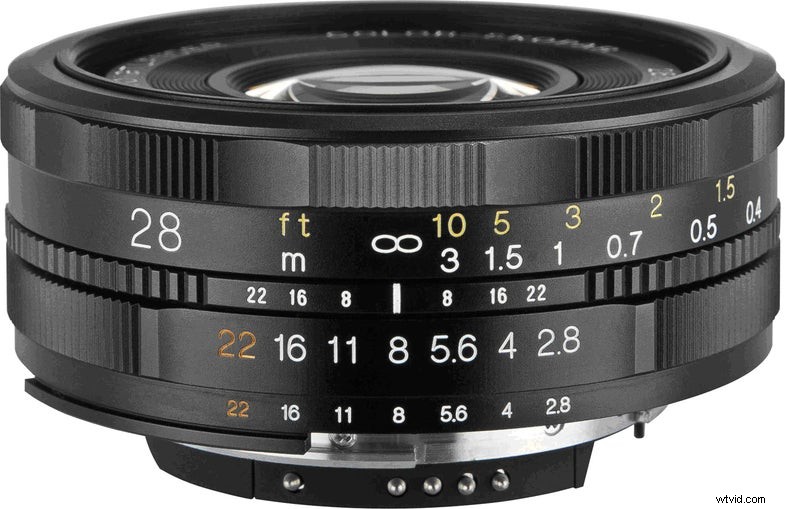 Voigtländer Color Skopar SL II 28mm f/2.8 Lens for Nikon & Canon - New Release