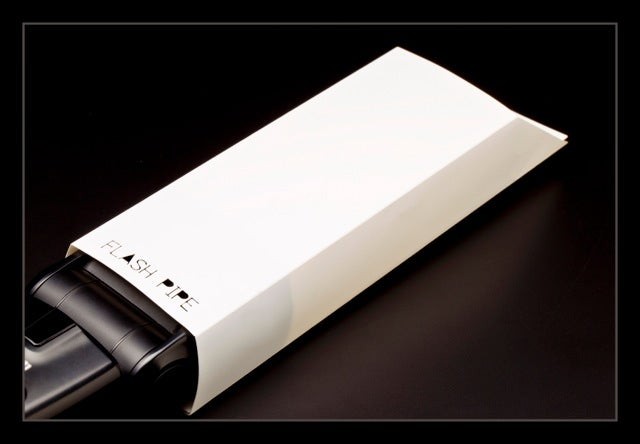 FlashPipe Flash Diffuser: Lightweight & Collapsible Photography Modifier - Kickstarter