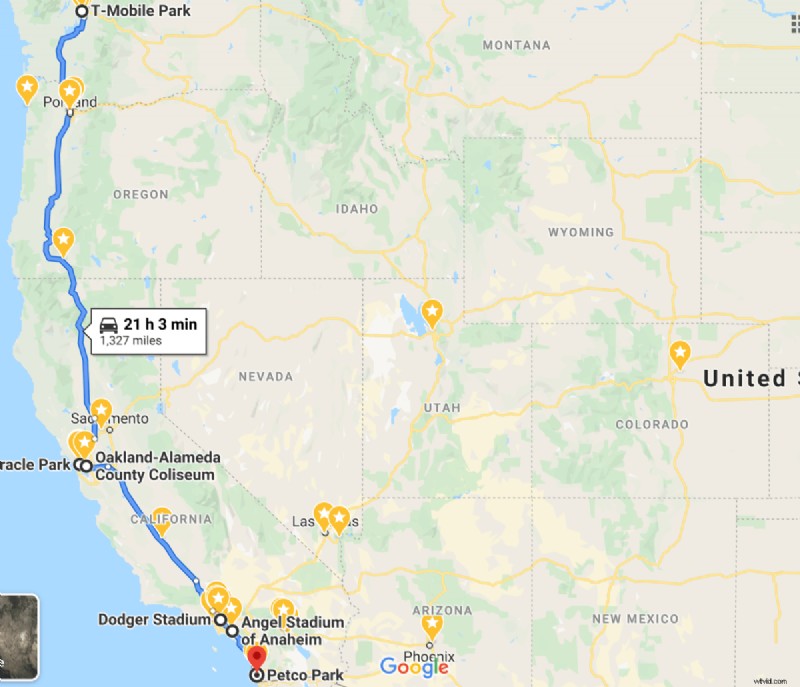 Ultimate 7-Day West Coast Baseball Road Trip Guide 2026